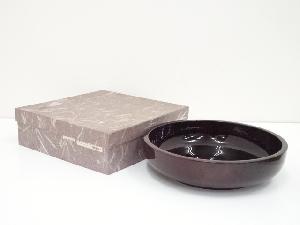 JAPANESE AIZU-NURI LACQUER SWEETS BOWL